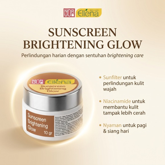 NUORI ELLENA SUNSCREEN BRIGHTENING GLOW | Produk | PT Nuori Beauty Solution